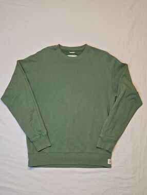 Reigning Champ Sage Green Lightweight Pullover Crewneck Sweater